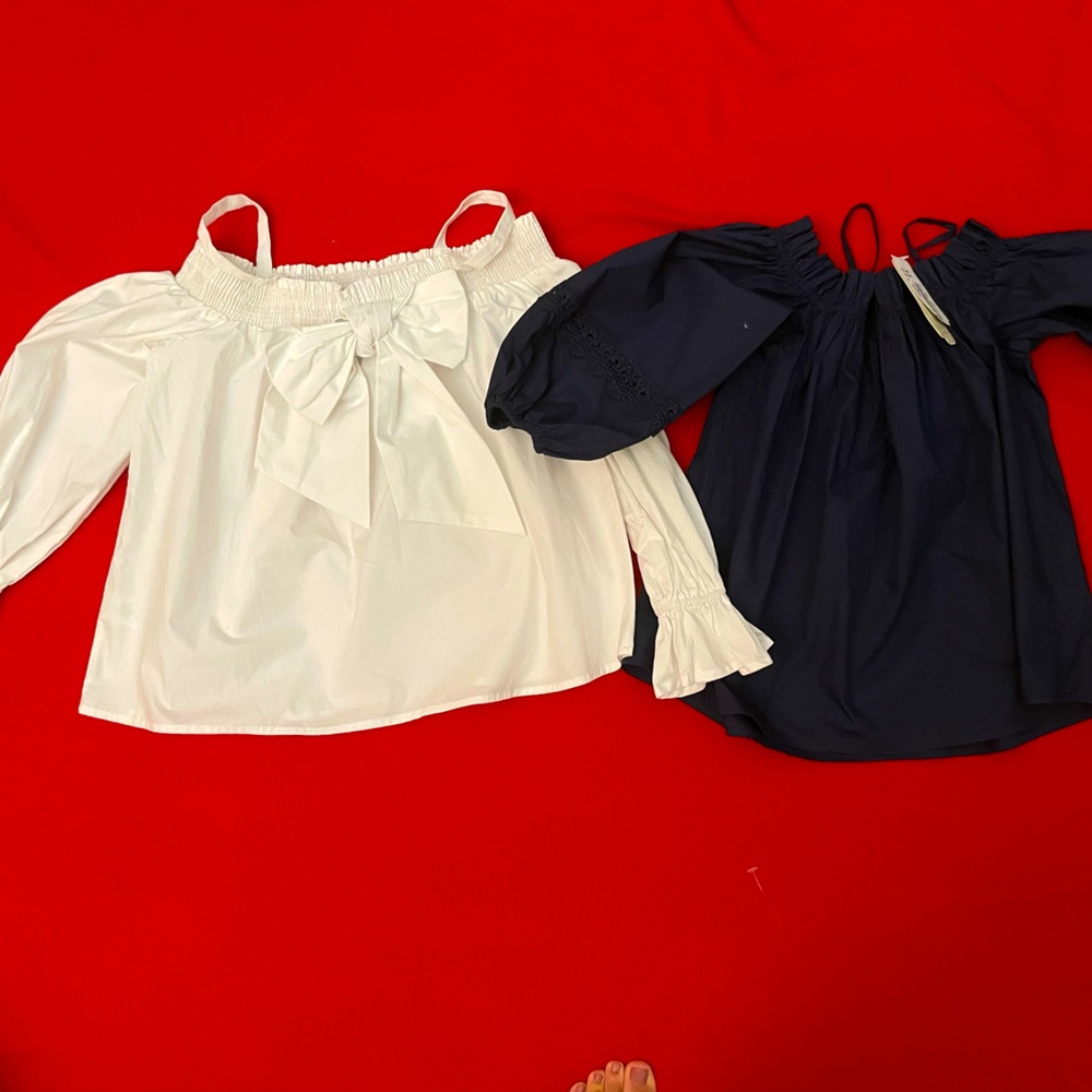 2/$17 Bundle of two Soprano Off The Shoulder Crop Tops